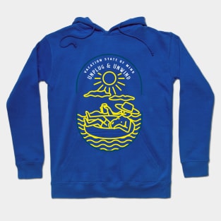 Vacation State of Mind Unplug & Unwind Hoodie